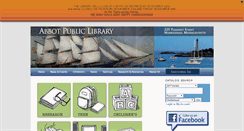 Desktop Screenshot of abbotlibrary.org