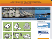 Tablet Screenshot of abbotlibrary.org